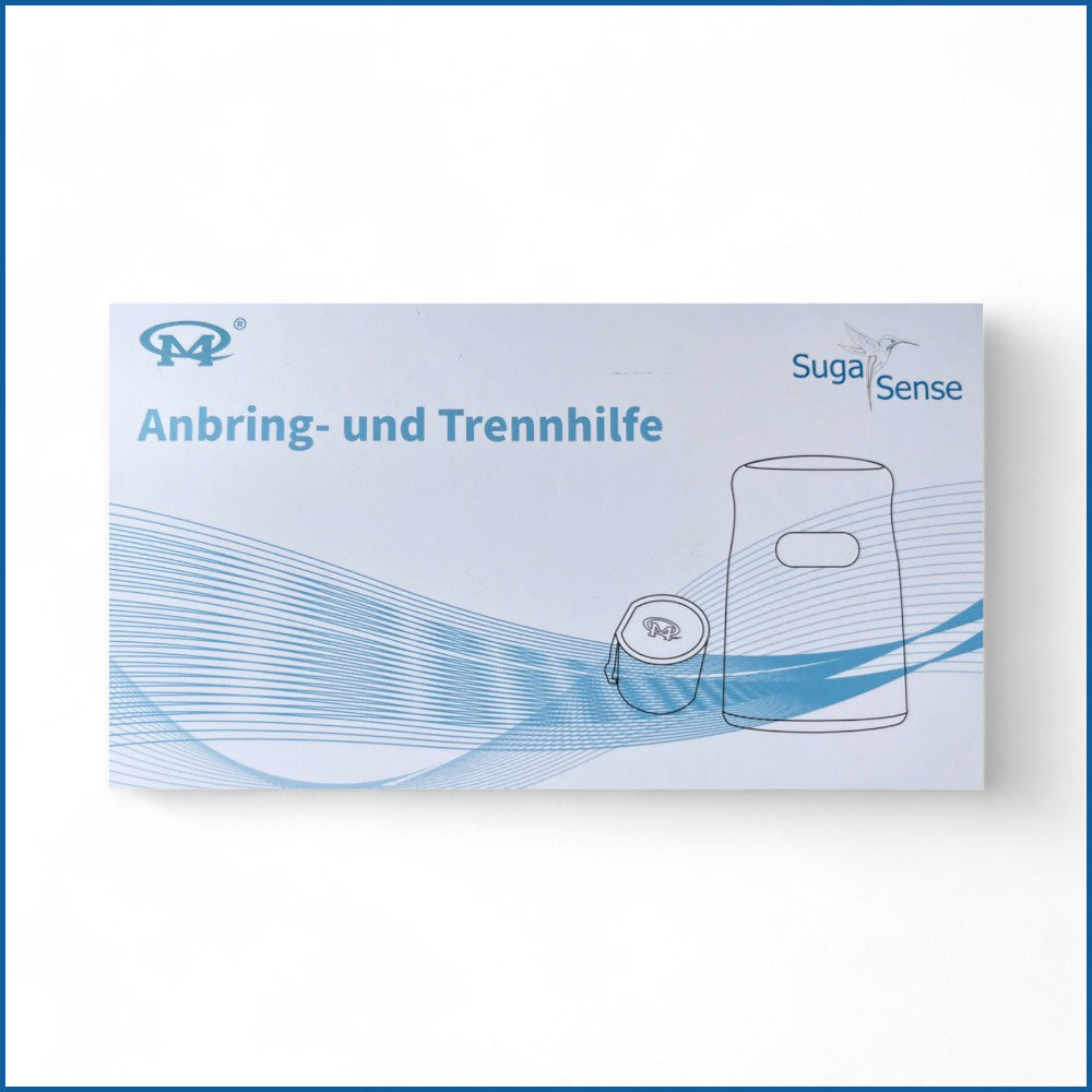 Suga Sense Trennhilfe - Optimale Blutzuckerüberwachung ohne Nadel - Blutzuckermessung, Sparpaket, Monatspack, Monat-Komplettpaket, Suga Sense, Innovation, Diabetes, Gesundheit, Präzisionsmessung, Alltagsintegration, Kontrolle, Technologie, Lebensstil
