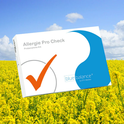 Mit dem „Allergietest Pro“ von blue balance® erhalten Sie eine umfassende Blutanalyse, die auf neuesten wissenschaftlichen Erkenntnissen basiert. Entdecken Sie potenzielle Allergene und erhalten Sie detaillierte Informationen über Ihre individuellen Immunreaktionen. Dieser Test bietet Ihnen umfassende Ergebnisse zur Optimierung Ihrer Lebensqualität.