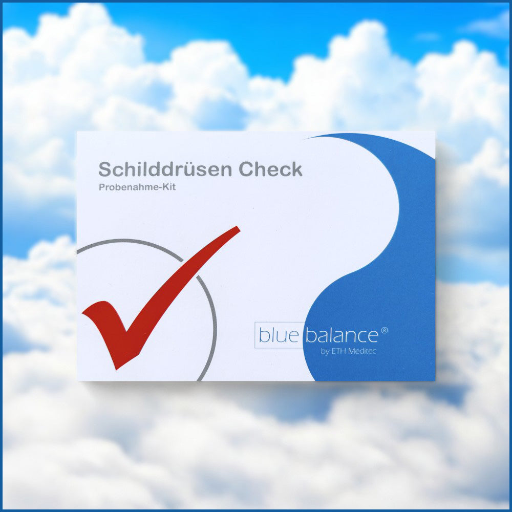 Test Ergebnisse innerhalb von 6 Tagen - Schilddrüsen Unterfunktion, Blue Balance, Selbsttest für Zuhause, Gesundheit, ETH Meditec, Schilddrüsen Überfunktion, Gesundheitstests, Früherkennung, Schilddrüsentests, Hormone, Zuhause testen, Gesundheitsvorsorge, Selbsttests, Stoffwechsel - Gesund mit ETH Meditec