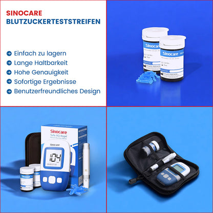 Lanzetten für schmerzfreie Blutabnahme - Blutzuckermessgerät, Sinocare, Diabetes, ETH Meditec, Gesundheit, Harnsäureteststreifen, Lanzetten, Blutzucker, Teststreifen, medizinische Geräte