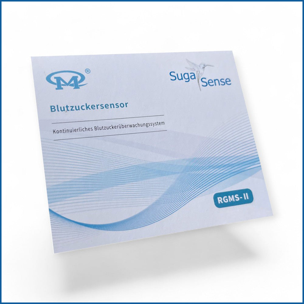 Suga Sense Blutzuckersensor - blutzucker messen, blutzuckersensor, blutzucker sensor, blutzuckerwerte, zuckerüberwachung, gesunde leben, diabeteshilfe, gesundheit, medizinische hilfsmittel, smart health, kontinuierliche messung, blutzucker app, zuckerwerte, individuell anpassen, eth meditec, sinocare, suga sense, selbsttests, gesundheitstests, blutzucker